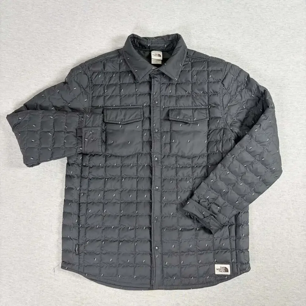 The North Face Men's ThermoBall Eco Insulated Snap Shirt Jacket